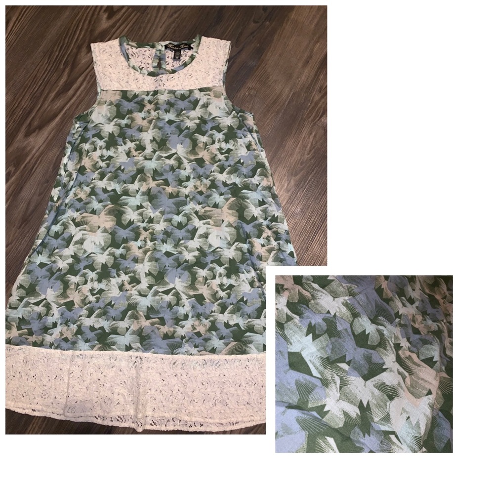 Winter Kate butterfly olive top - Medium